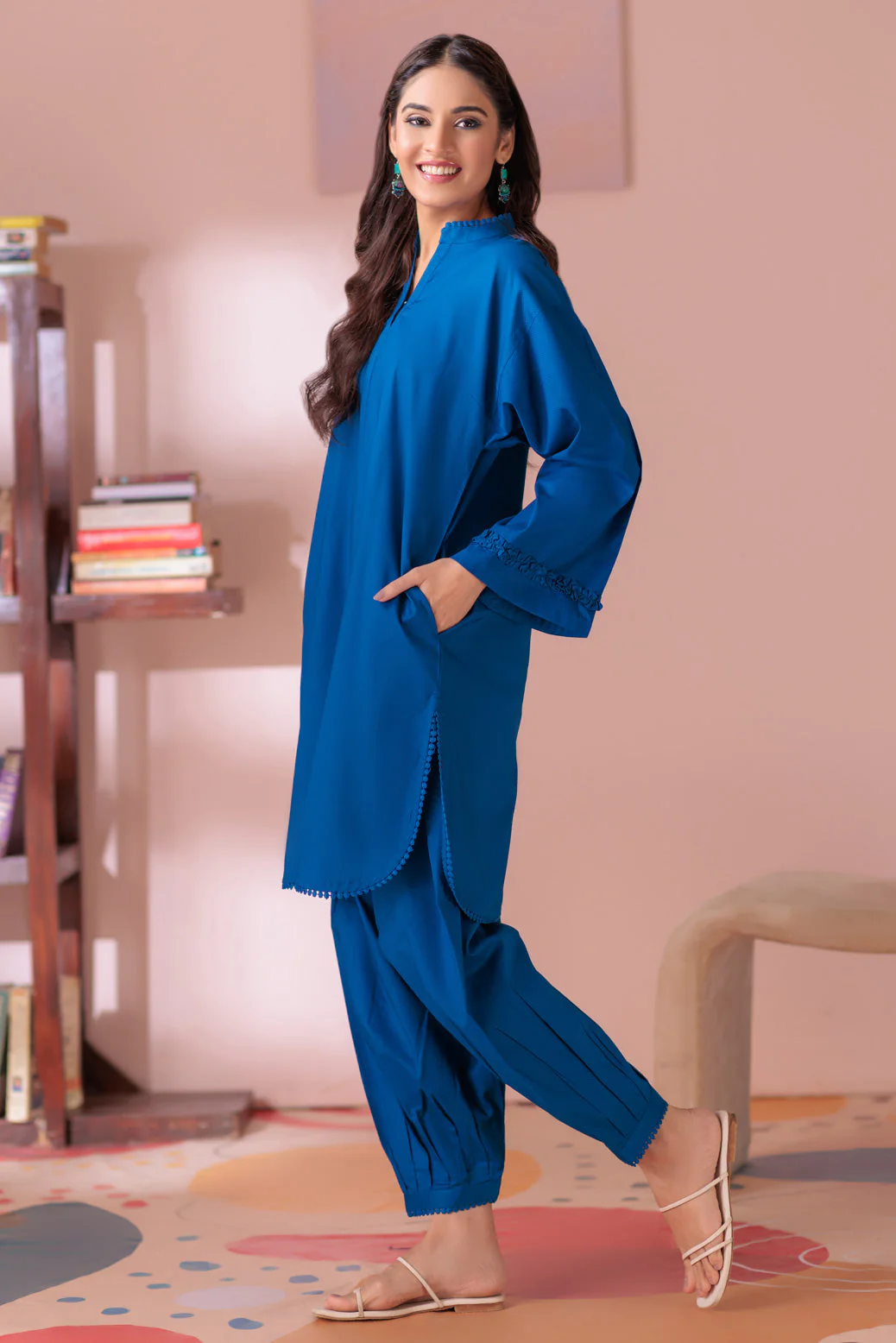 BLUE-DOBBY-2 PIECE (SSS232P66)