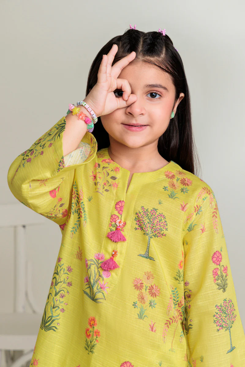Yellow-Dobby-Lawn-2 Piece (GP2PPBS26BG1F21) - Image 4