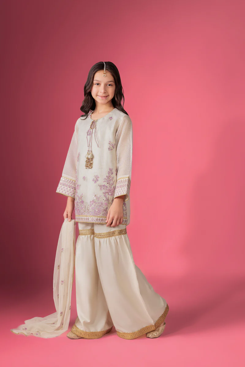 Ivory-Fancy-Zari-3 Piece (GP3PSLW25GI9O4) - Image 6