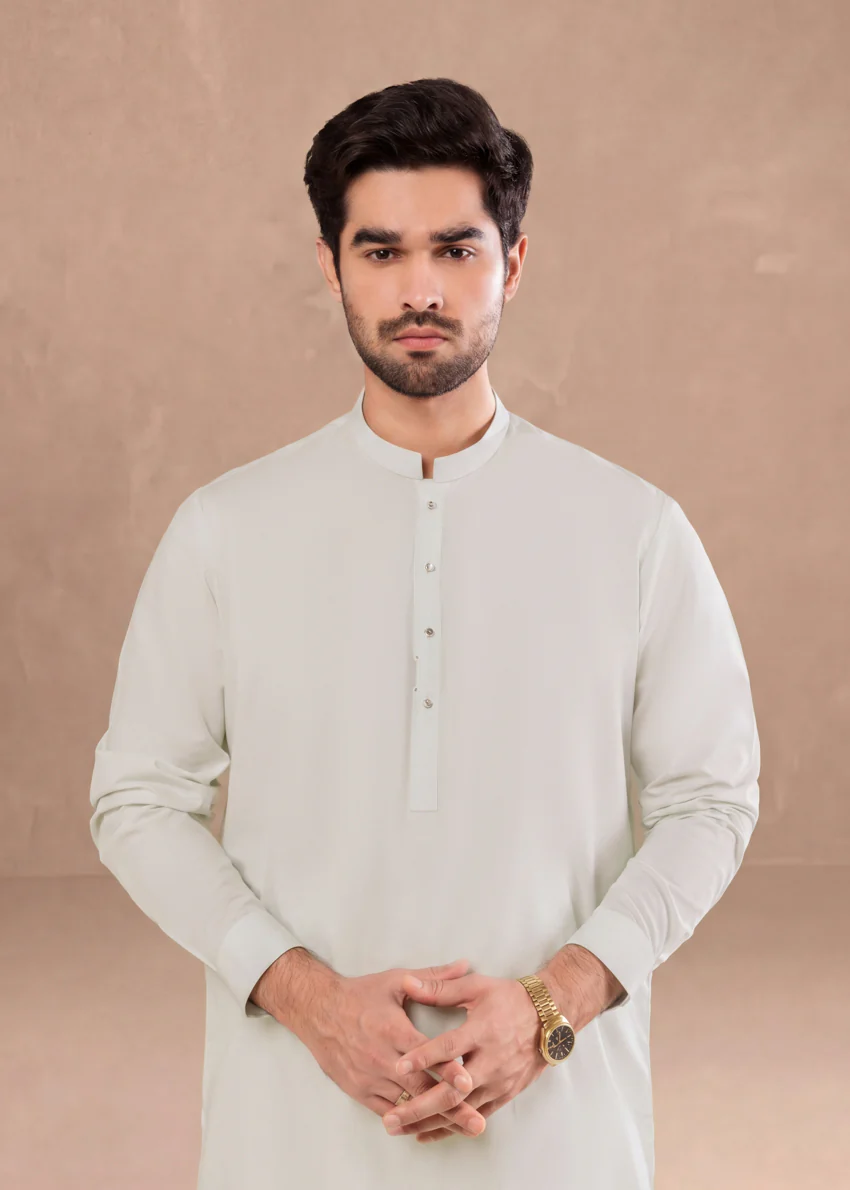 Pista-Cotton-Shalwar Suit - (MP2PBBW25ADJ13) - Image 3