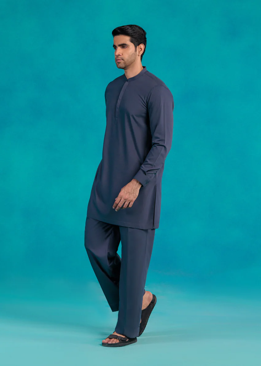 D-Grey-Blended-Kurta Trouser - (MP2PBBW25BM9O16) - Image 4