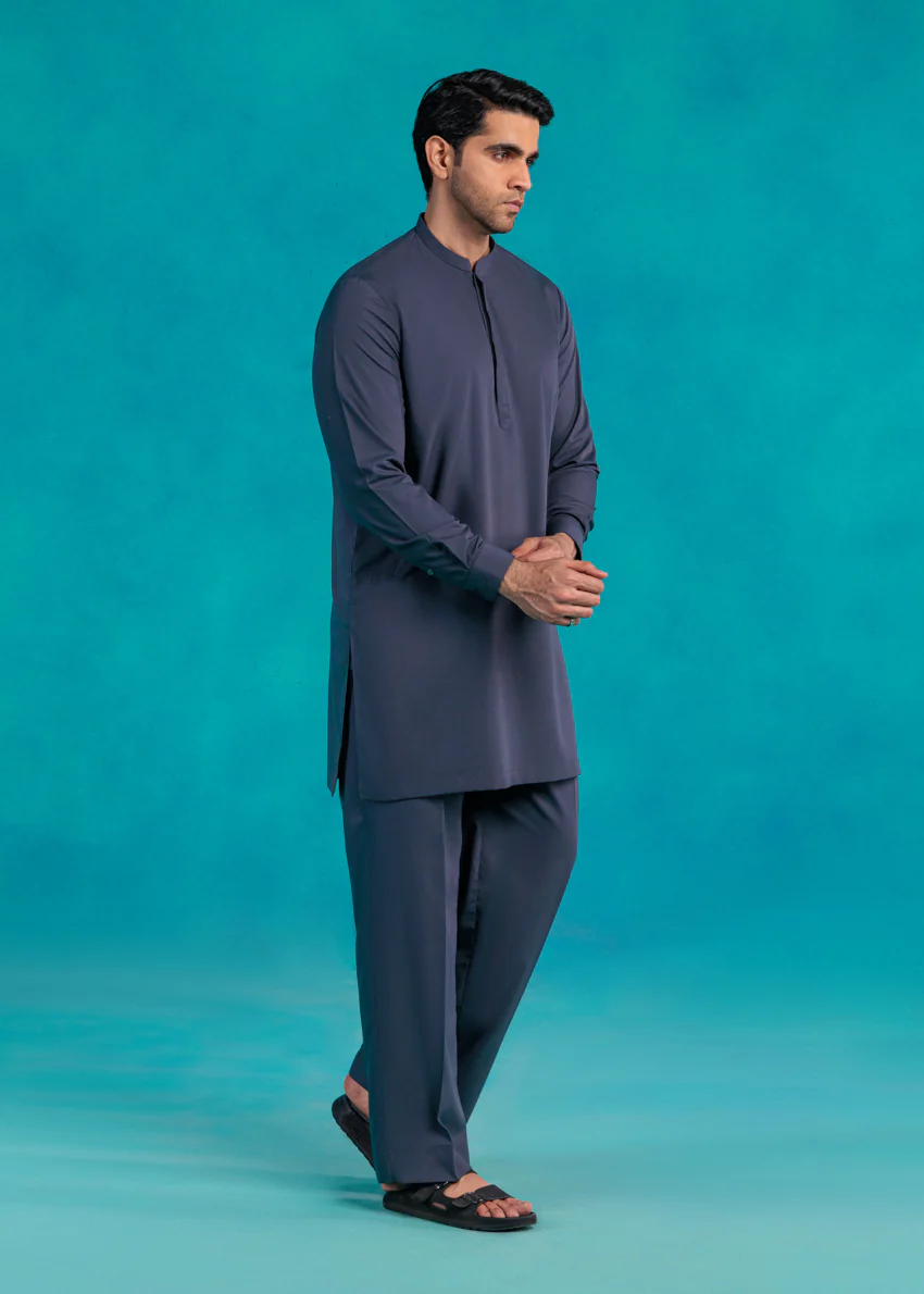 D-Grey-Blended-Kurta Trouser - (MP2PBBW25BM9O16) - Image 5