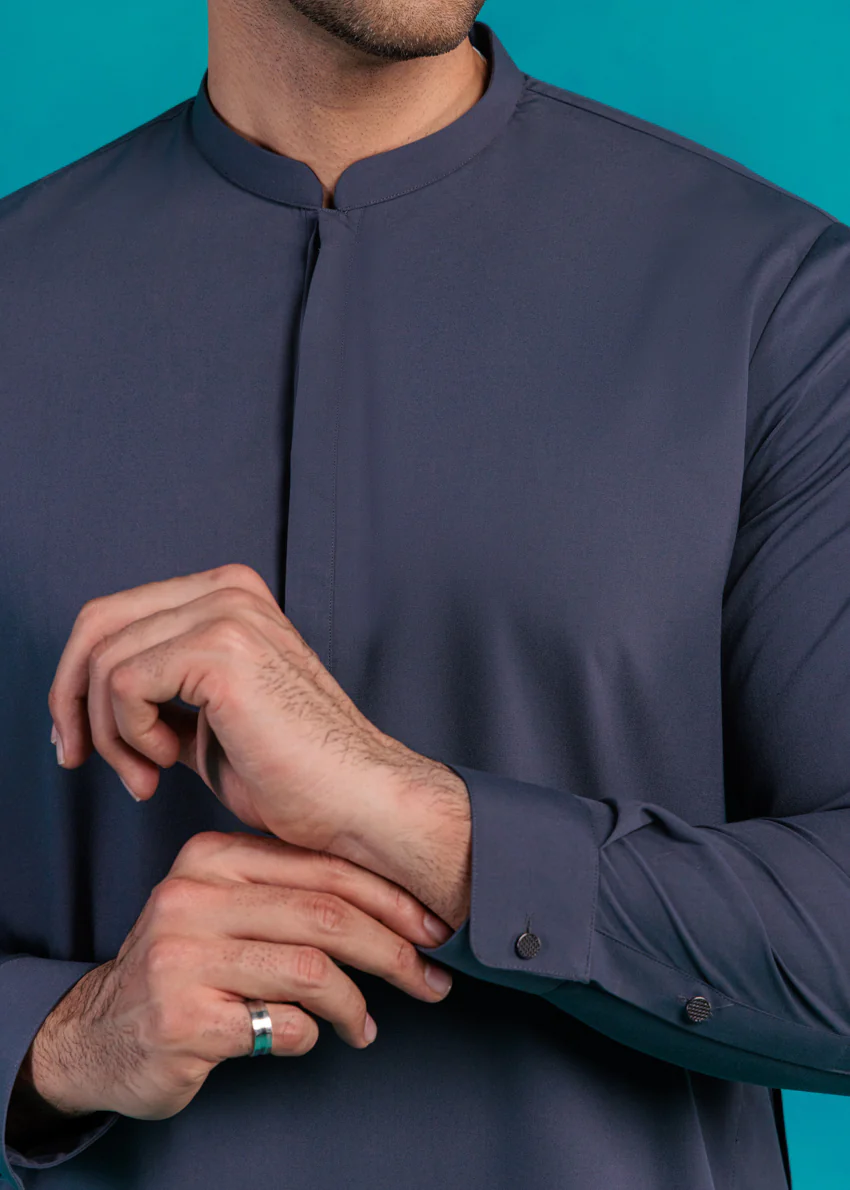 D-Grey-Blended-Kurta Trouser - (MP2PBBW25BM9O16) - Image 6