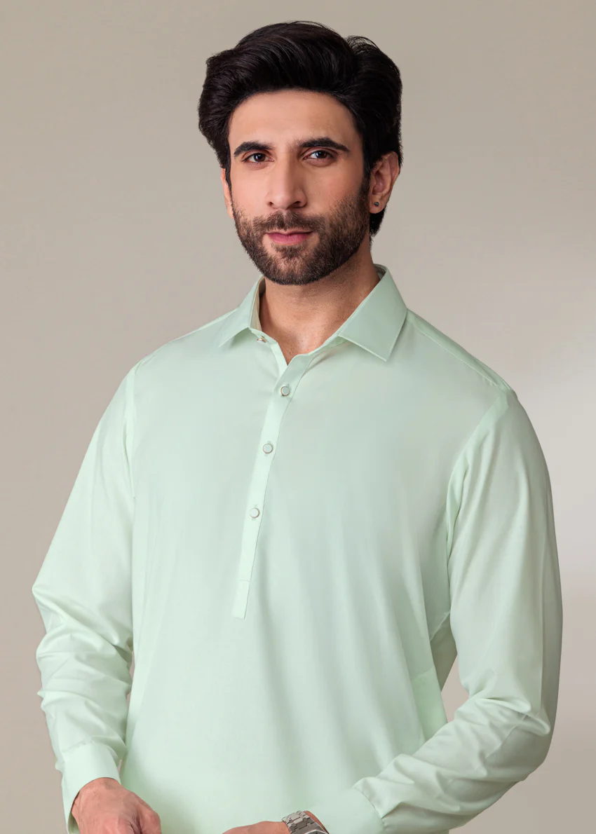 L-Pista-Blended-Shalwar Suit - (MP2PSBW25ADJ1) - Image 4