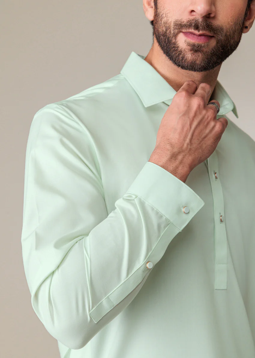 L-Pista-Blended-Shalwar Suit - (MP2PSBW25ADJ1) - Image 6