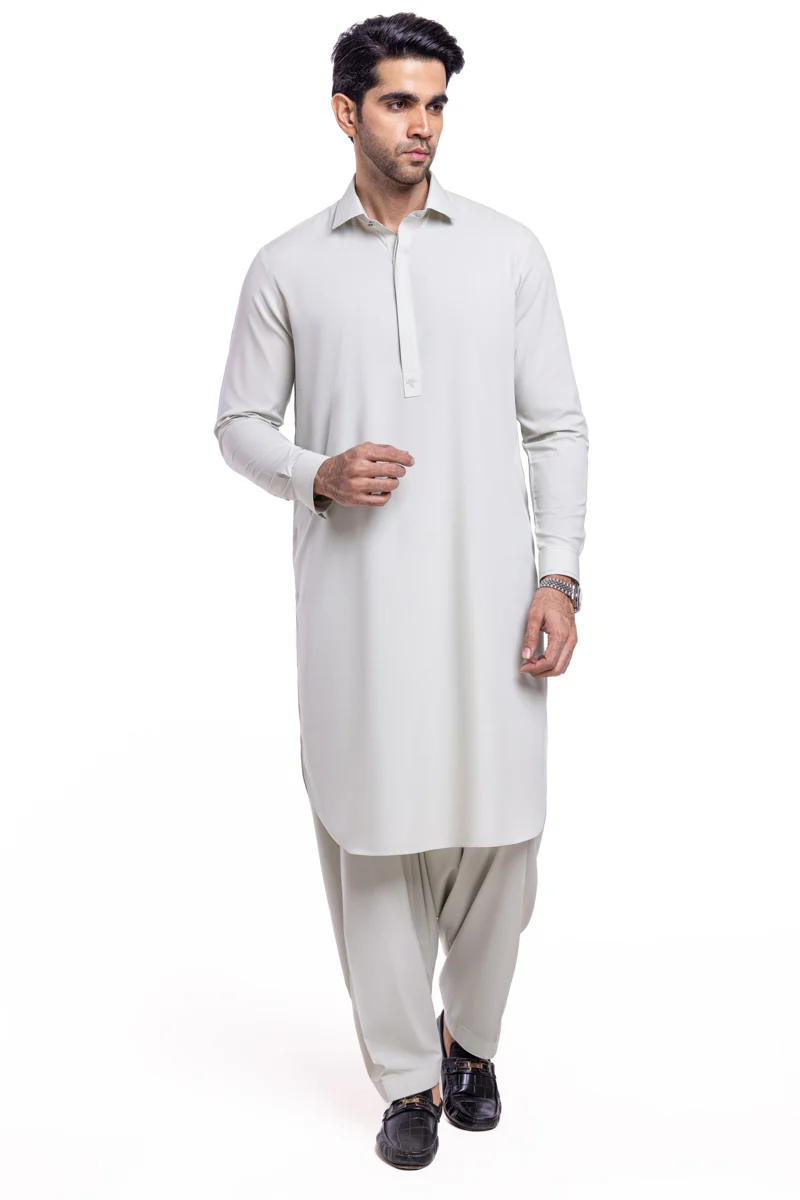 S-Green-Blended-Shalwar Suit - (MPS25SSS2077)
