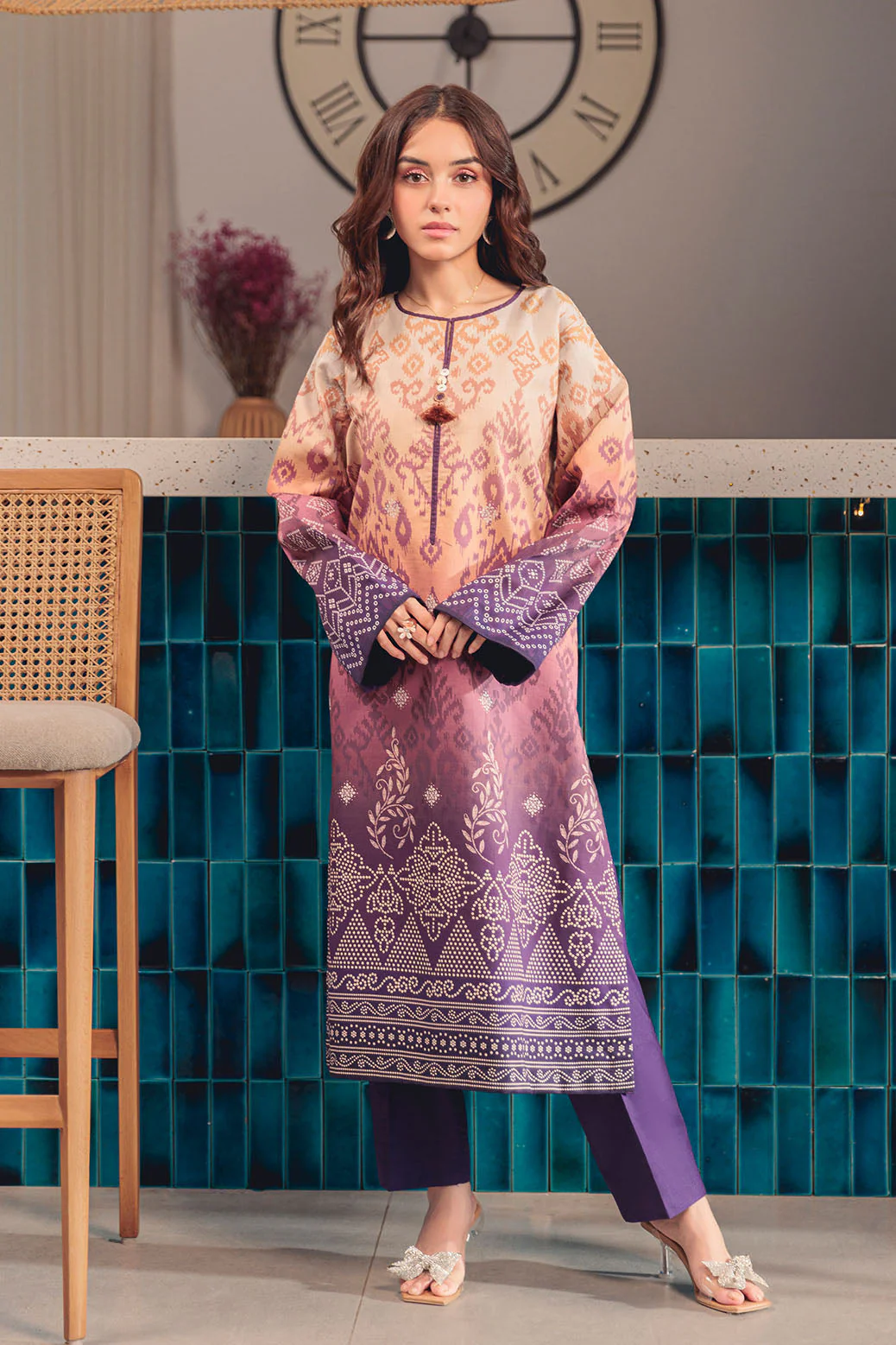 VIOLET-LAWN-2 PIECE (BPS2242P04)