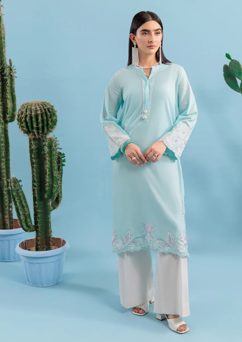 Sky-Blue-Jacquard-1 Piece (W25SE1005)