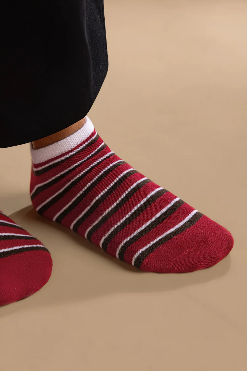 Red Low Cut Socks (WCSTIM2) - Image 3
