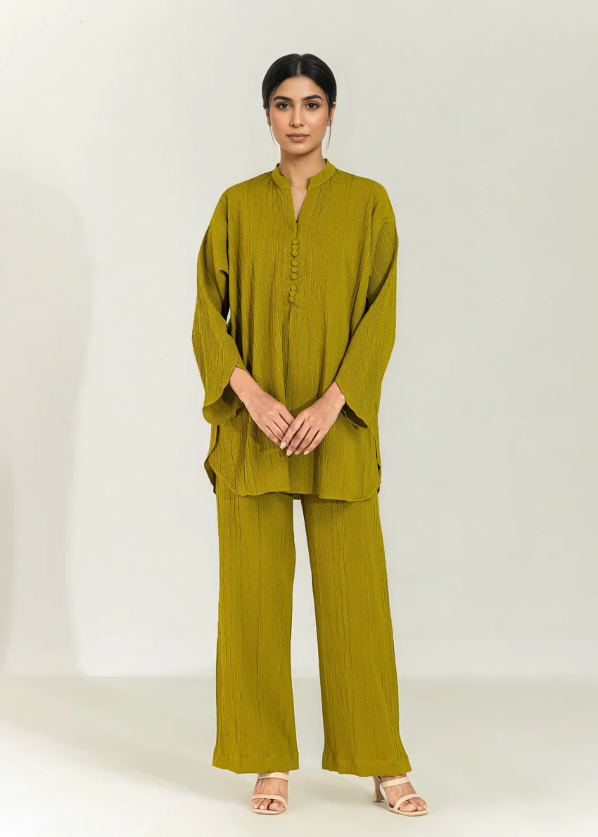 O-Green-Flannel-2 Piece (WP2PSBS26HR1F35) - Image 9