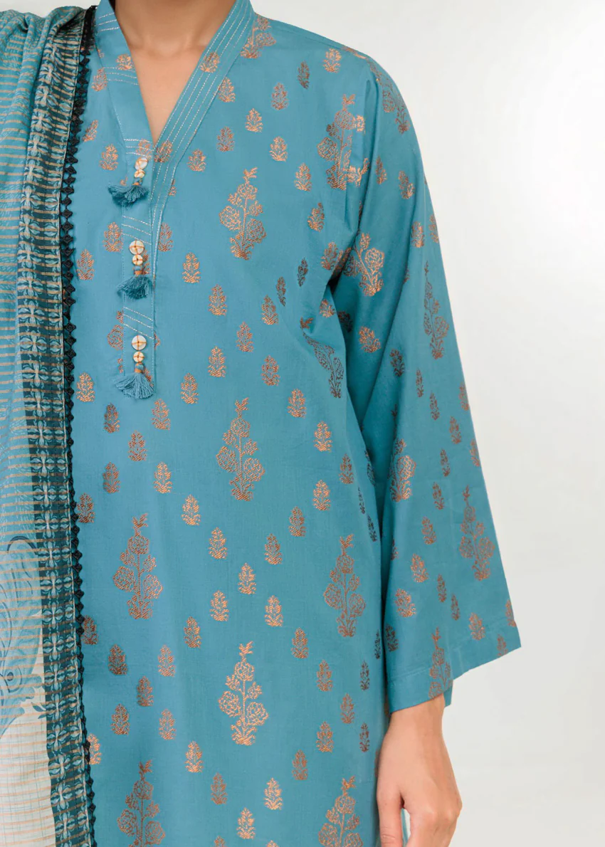 Blue-Jacquard-3 Piece (WP3PPBW25B11D18) - Image 6