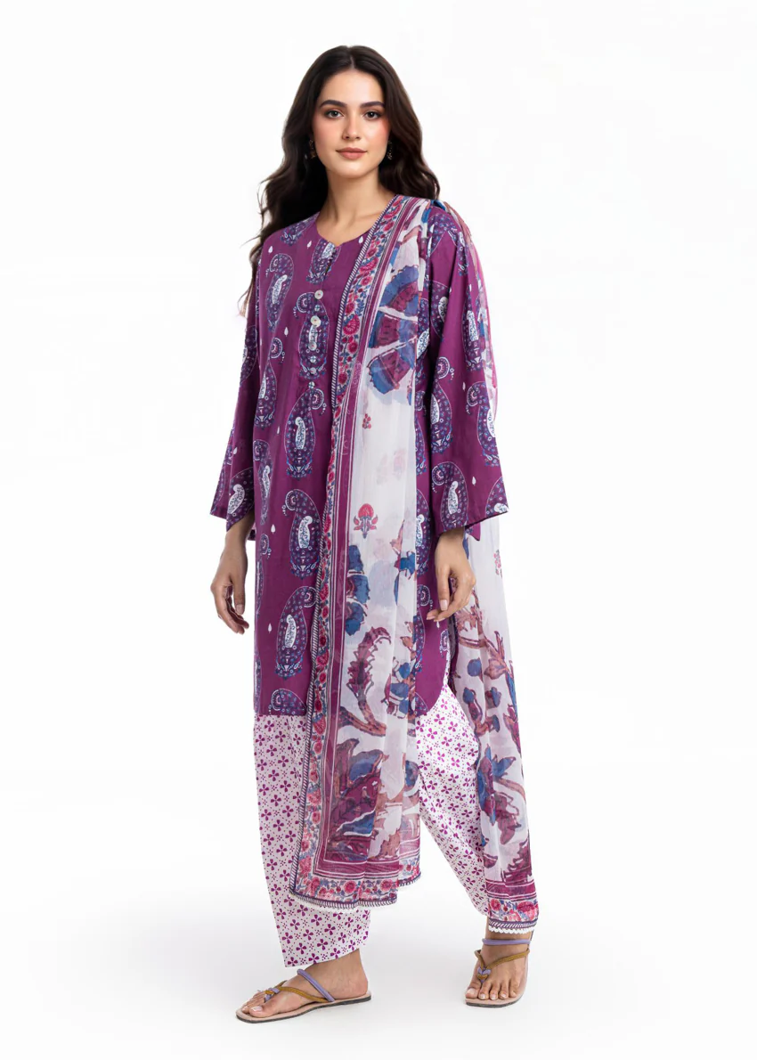 Purple-Cambric-3 Piece (WP3PPBW25B1J3) - Image 2