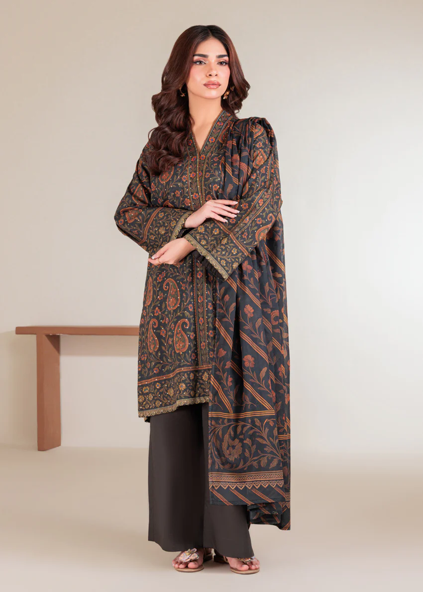 D-Grey-Self-Jacquard-3 Piece (WP3PSBW25B11D45) - Image 6