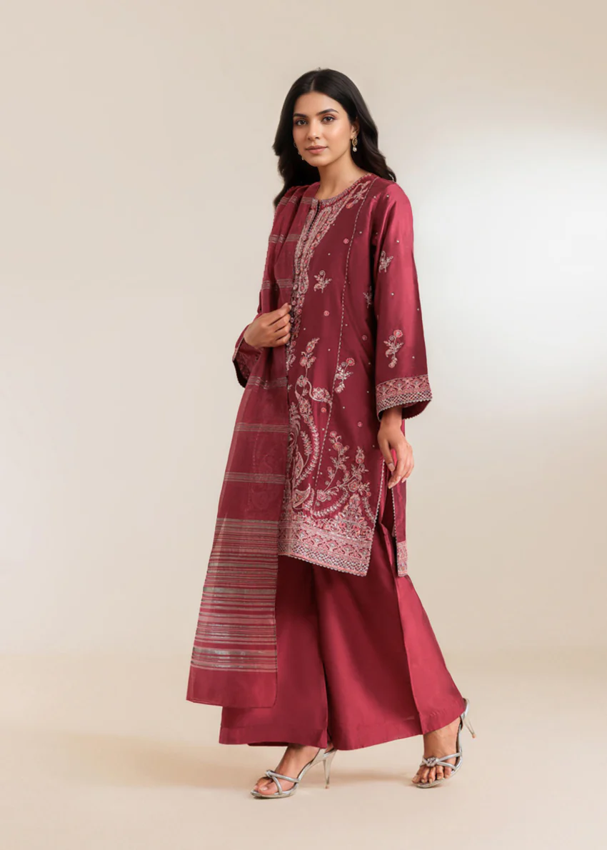 Pink-Cotton-3 Piece (WP3PSFS26F2M7) - Image 5