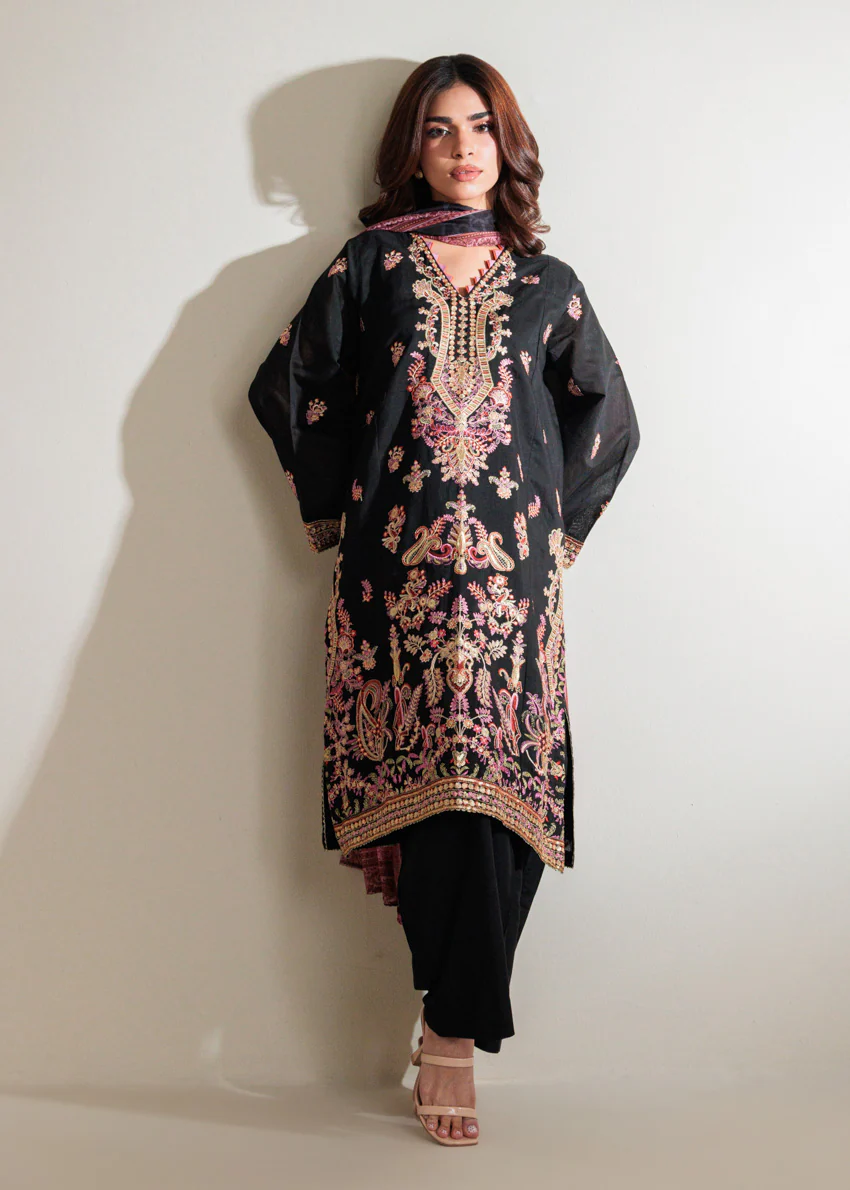 Black-Khaddi-3 Piece (WP3PSLS26L2M4) - Image 4