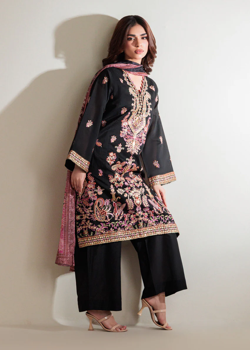 Black-Khaddi-3 Piece (WP3PSLS26L2M4) - Image 6
