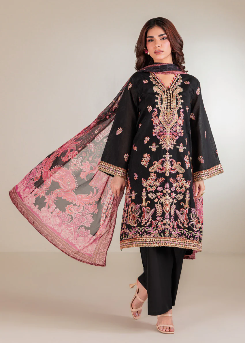 Black-Khaddi-3 Piece (WP3PSLS26L2M4) - Image 8