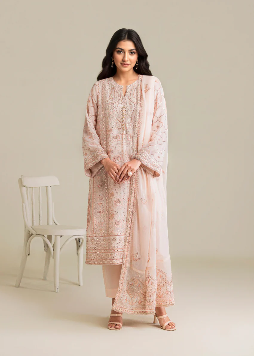 Beige-Chiffon-3 Piece (WP3PSLW25L1J2) - Image 3