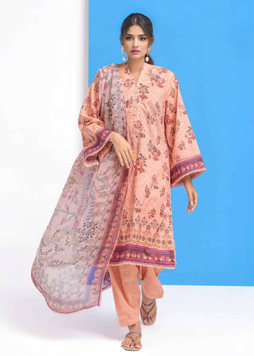 S-Pink-Cambric-3 Piece (WPS25P3081)