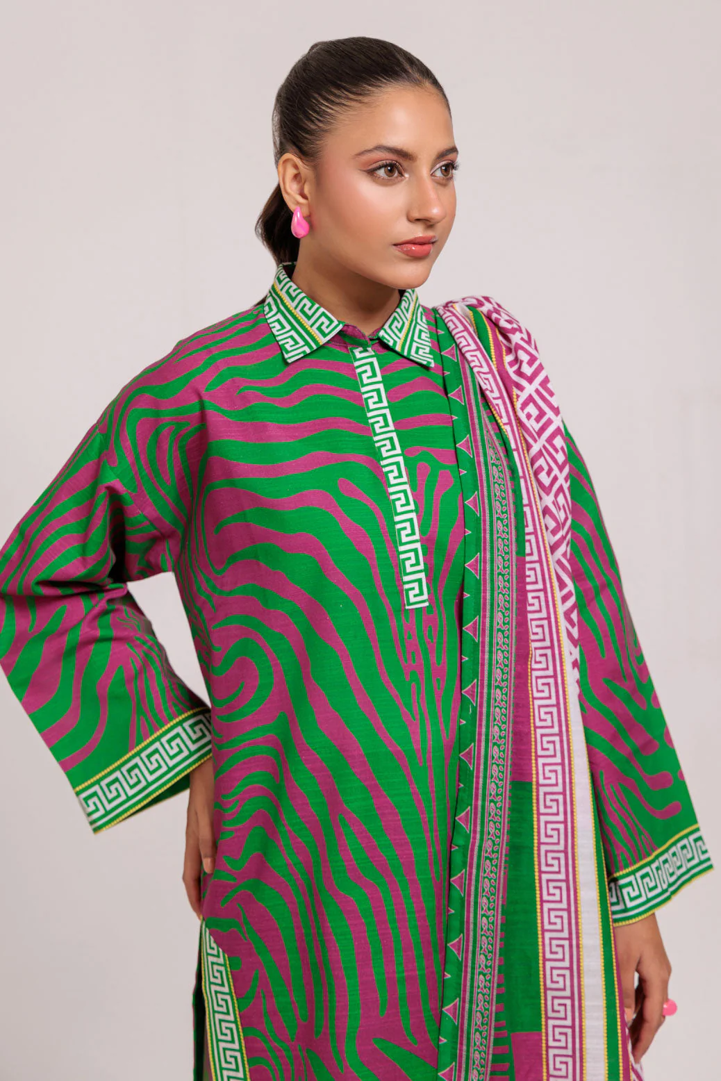 GREEN-KHADDAR-3 PIECE (WS7243P30) - Image 2