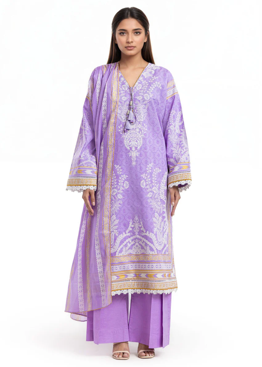 Ethnic Haze - 3 Pc  (WU3PPBS26LI1F105) - Image 3