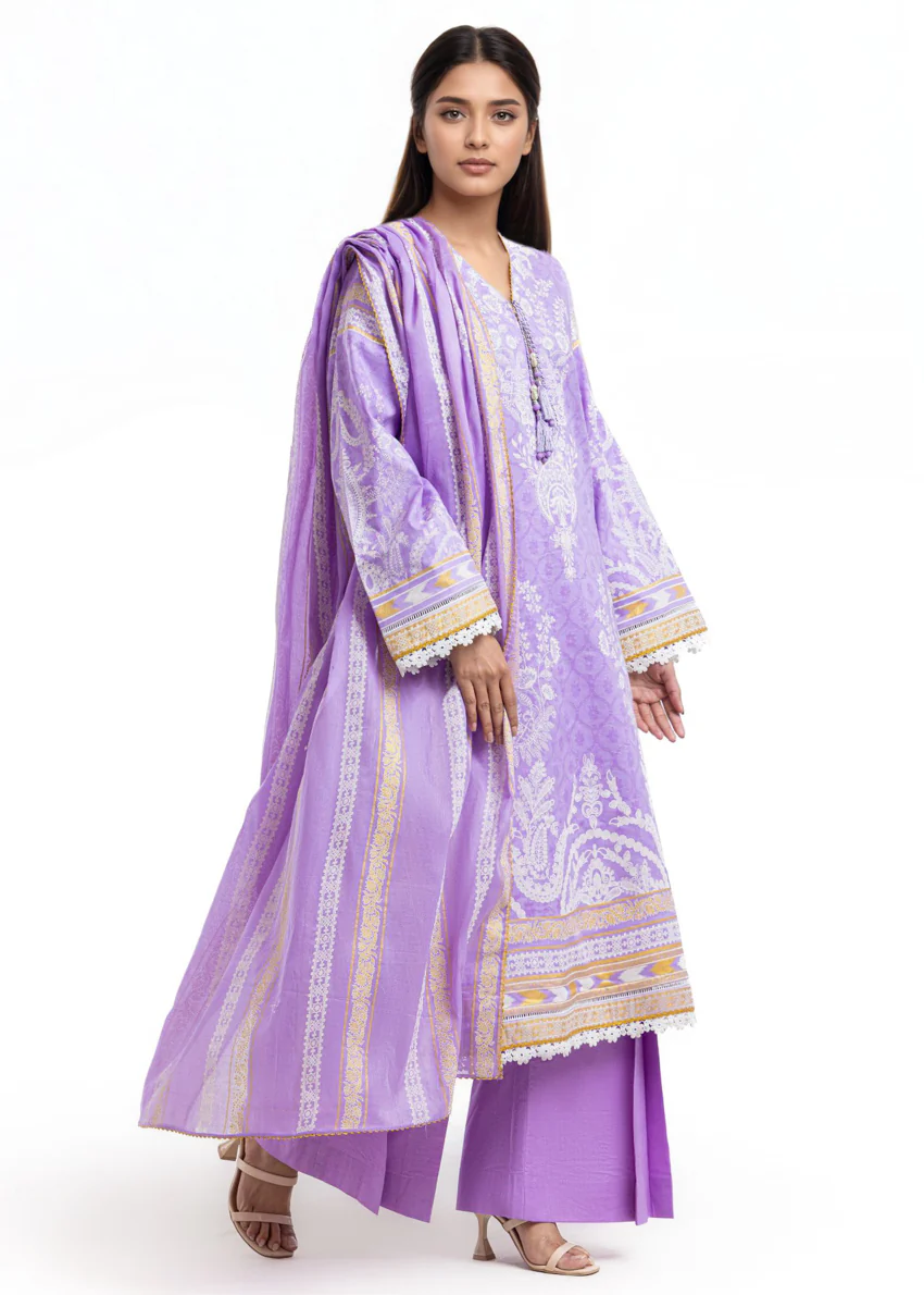 Ethnic Haze - 3 Pc  (WU3PPBS26LI1F105) - Image 8