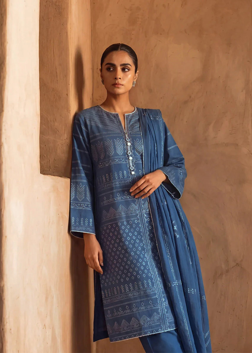Blue-Jacquard-3 Piece  (WU3PSBS26K2M2) - Image 3